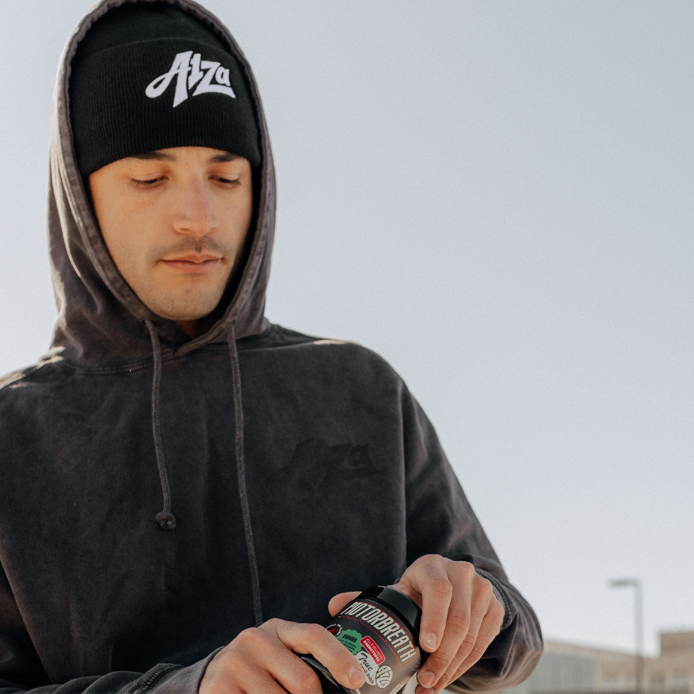 Black Logo Beanie